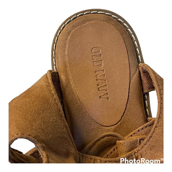 OLD NAVY.Women brown color gladiator sandal size 9 - Picture 5 of 8